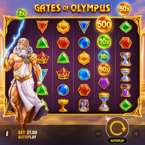 Peaches Casino - Gates of Olympus Slot Game