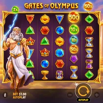 Peaches Casino - Gates of Olympus Slot Game