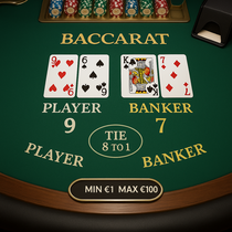 Peaches Casino - Baccarat Table Game