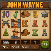 Peaches Casino - John Wayne Slot Game